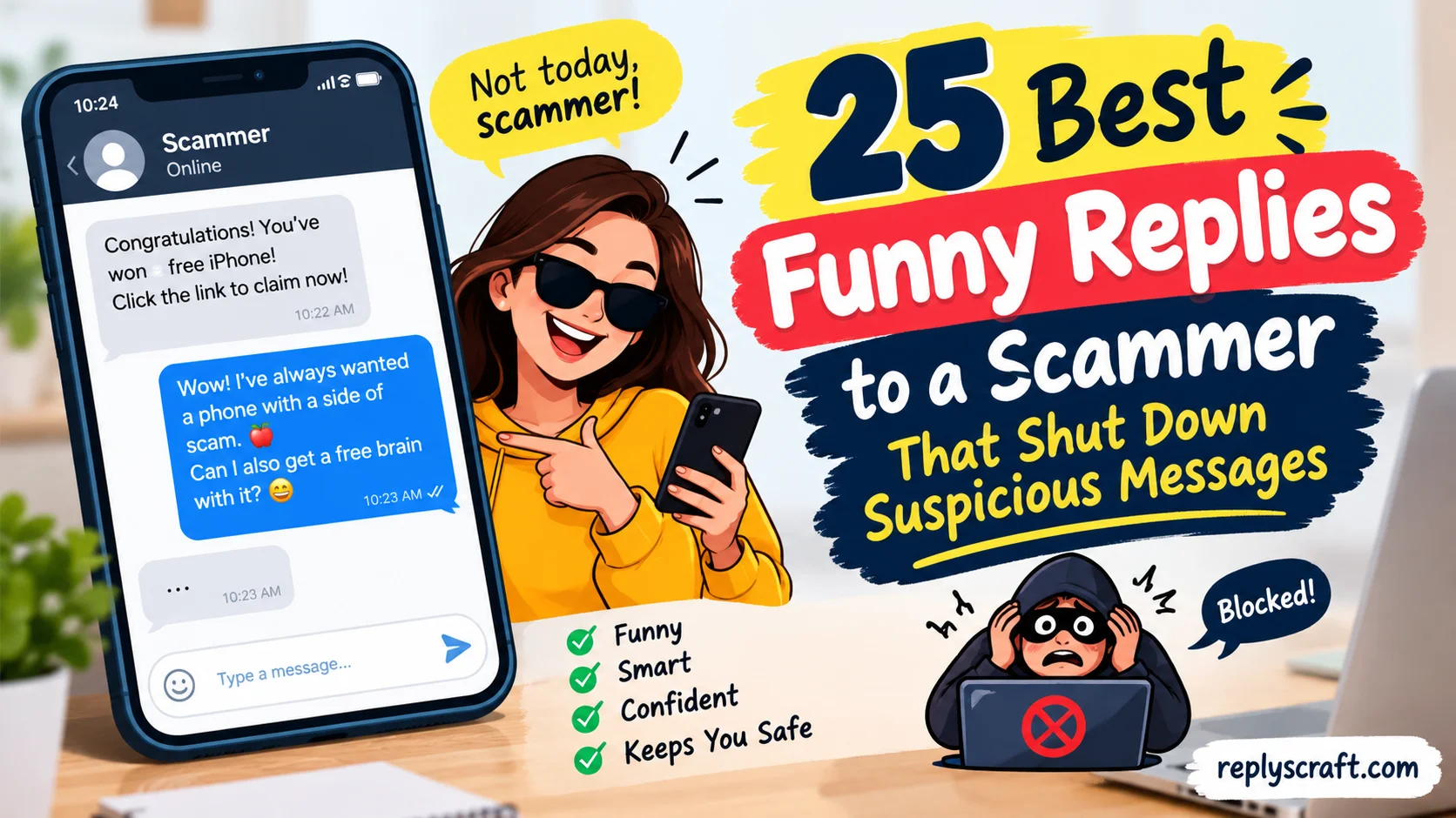 Best Funny Replies to a Scammer