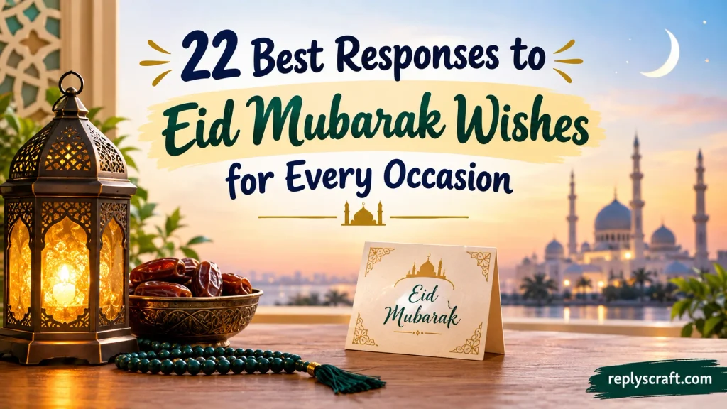 22 Best Responses to Eid Mubarak Wishes for Every Occasion
