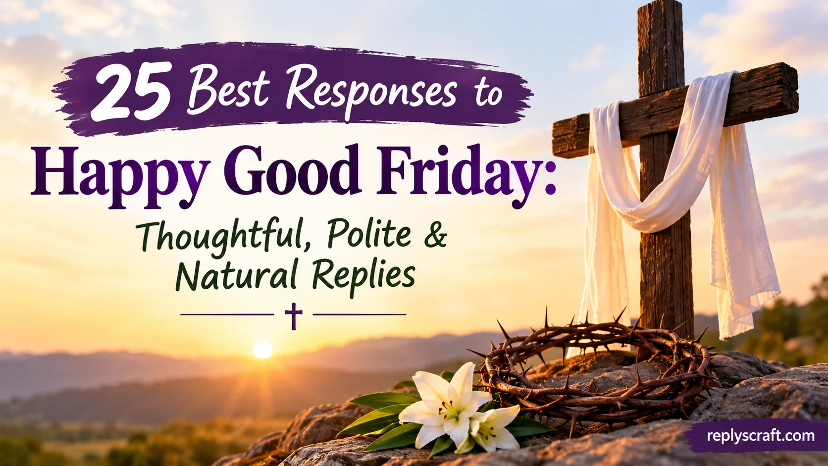 Best Responses to Happy Good Friday