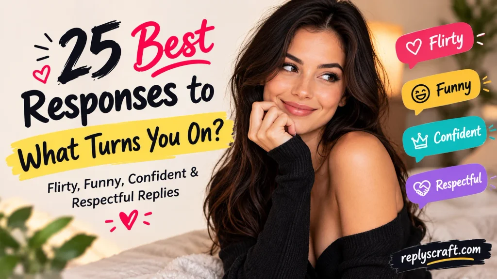 Best Responses to What Turns You On