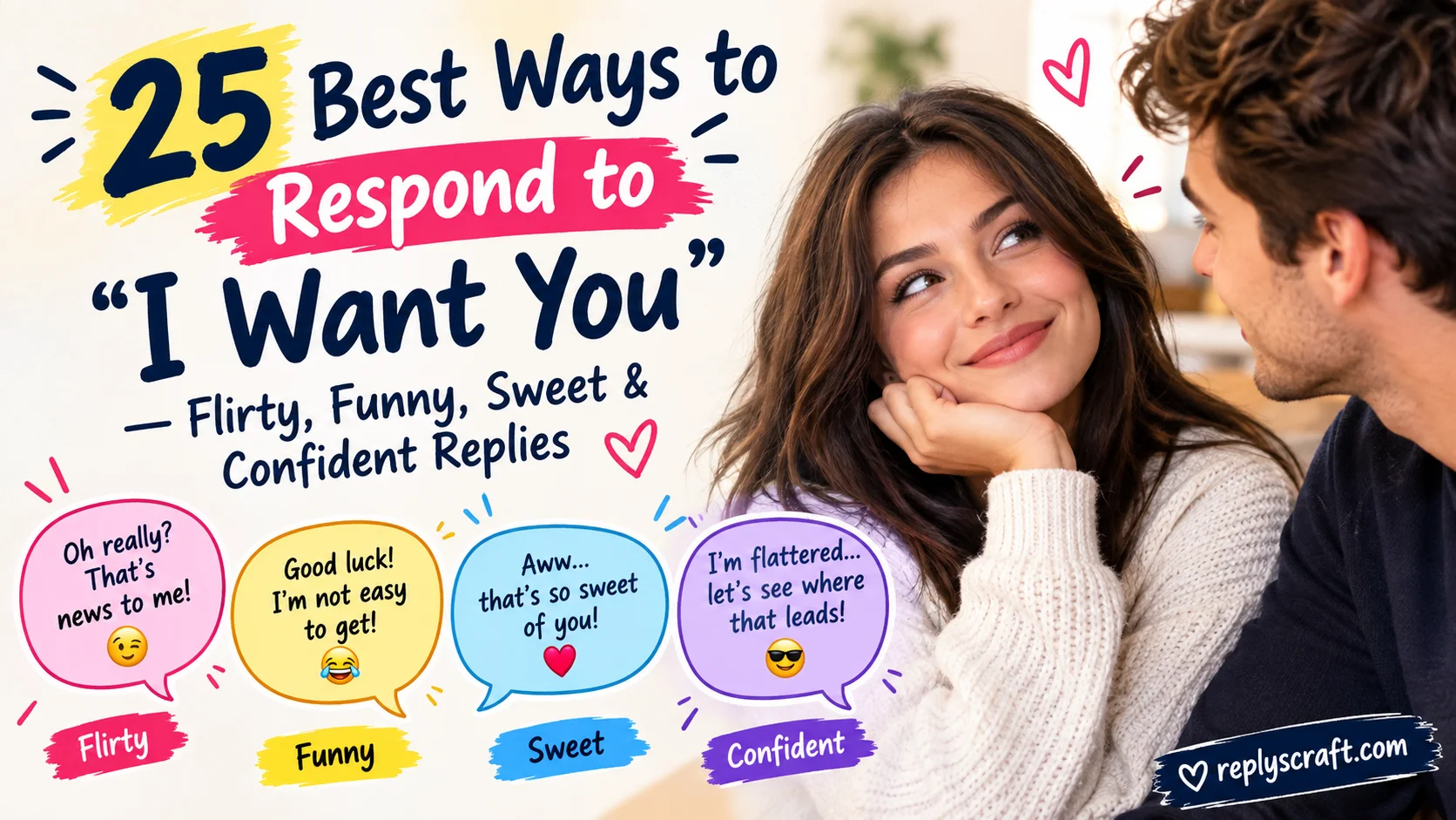 Best Ways to Respond to “I Want You”