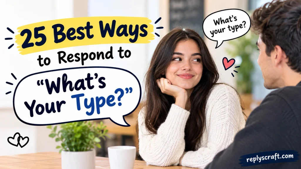 Best Ways to Respond to “What’s Your Type?”