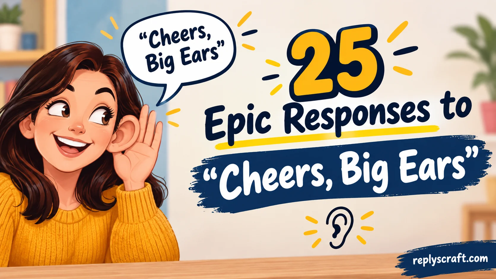 25 Epic Responses to “Cheers, Big Ears”