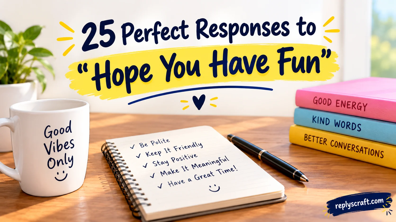 25 Perfect Responses to “Hope You Have Fun”