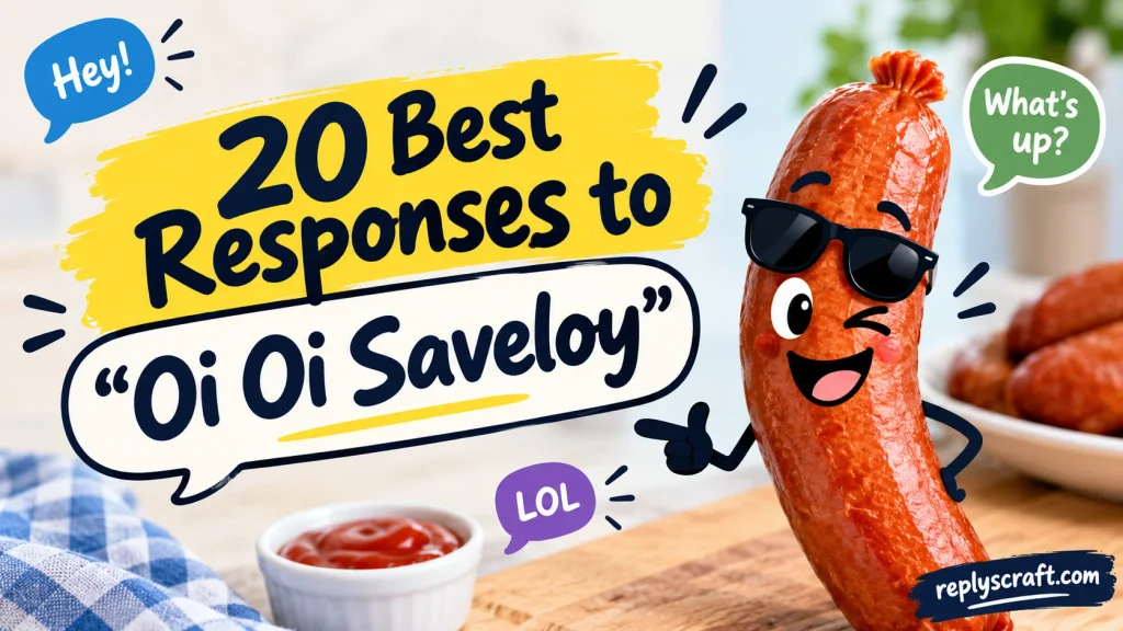 20 Best Responses to “Oi Oi Saveloy”