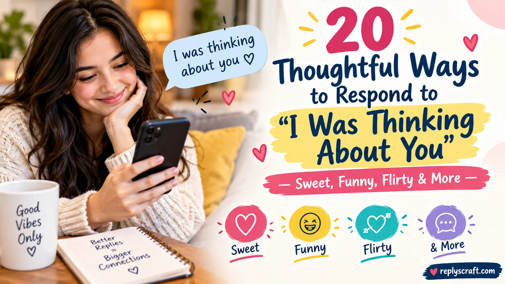 Thoughtful Ways to Respond to “I Was Thinking About You”