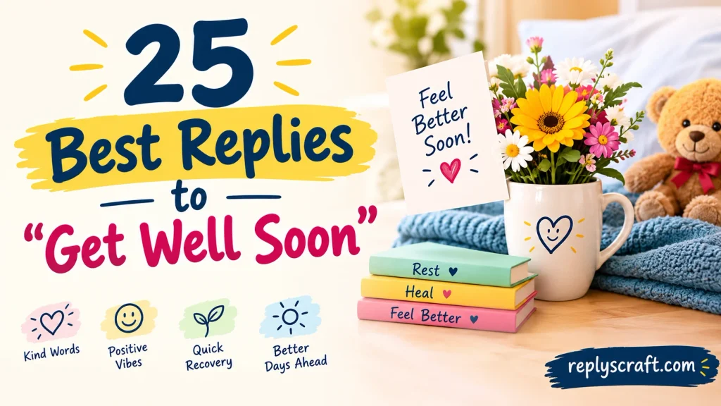 Best Replies to “Get Well Soon”