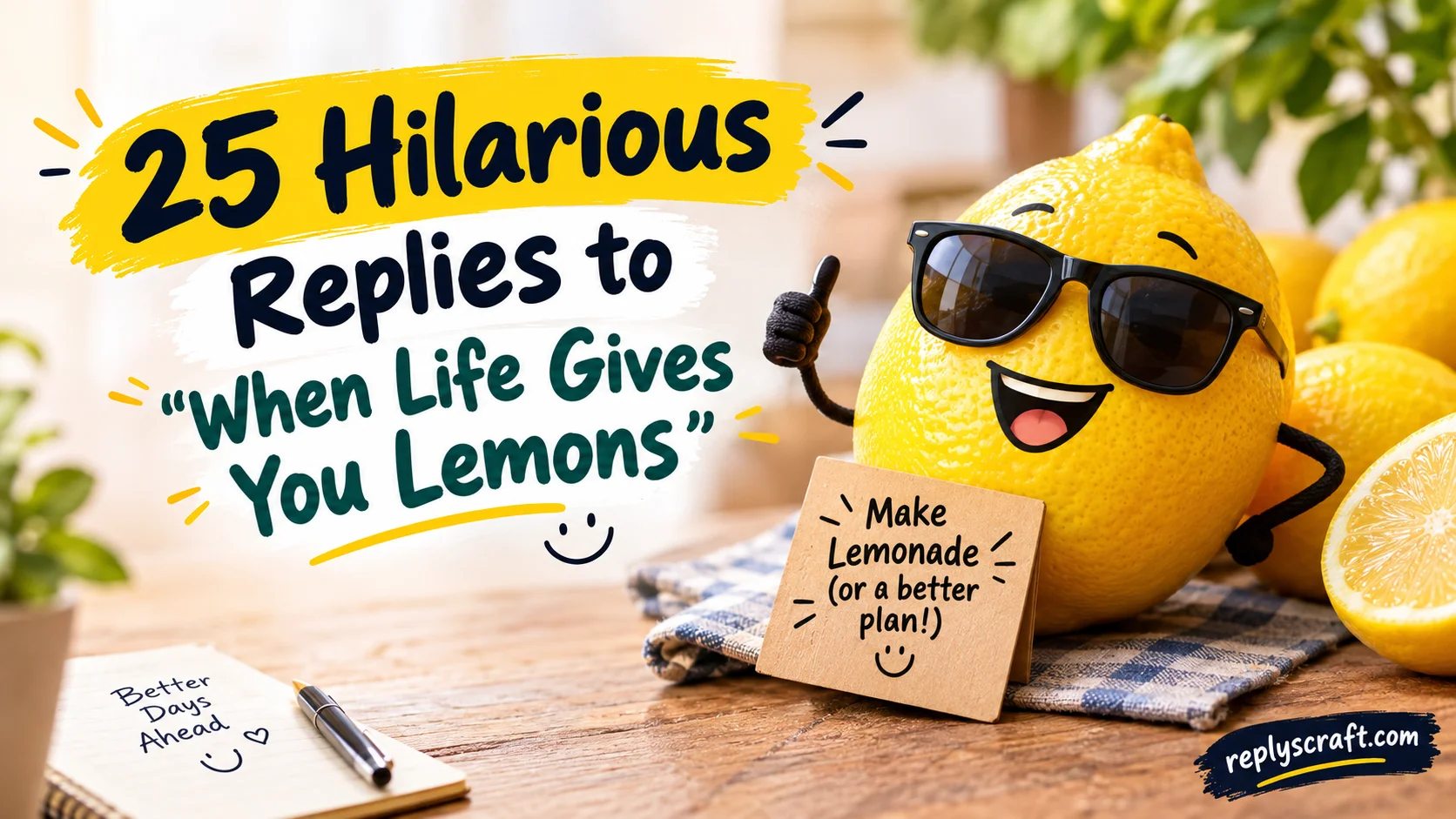 Hilarious Replies to “When Life Gives You Lemons”