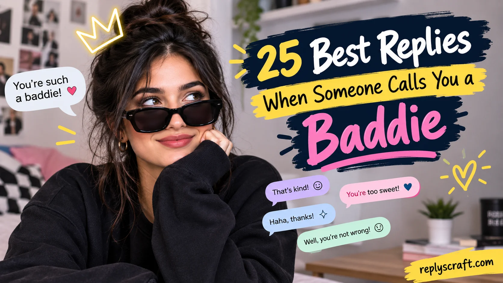 Best Replies When Someone Calls You a Baddie