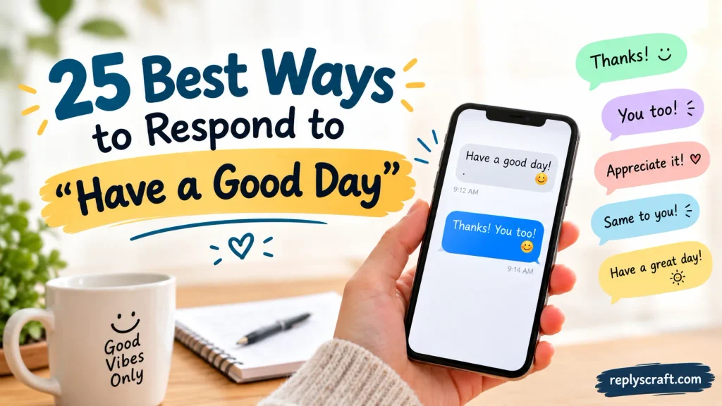 Best Ways to Respond to “Have a Good Day”