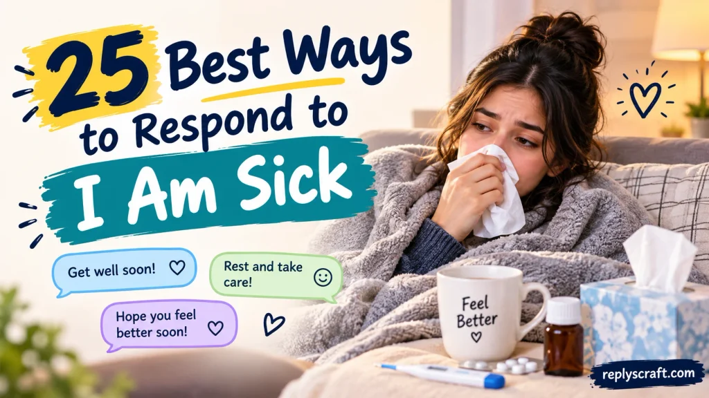 Best Ways to Respond to I Am Sick