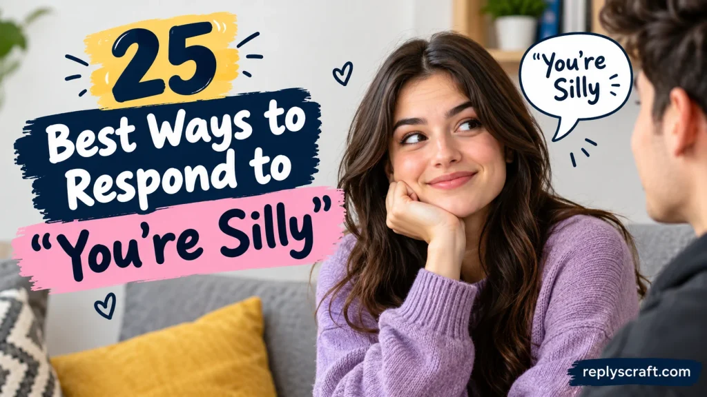 Best Ways to Respond to “You’re Silly”