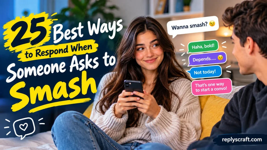 Best Ways to Respond When Someone Asks to Smash