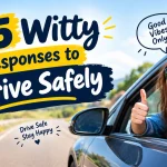 Witty Responses to Drive Safely