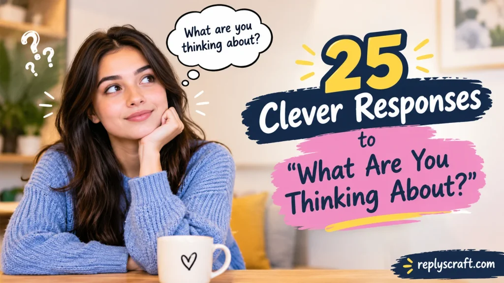 Clever Responses to What Are You Thinking About