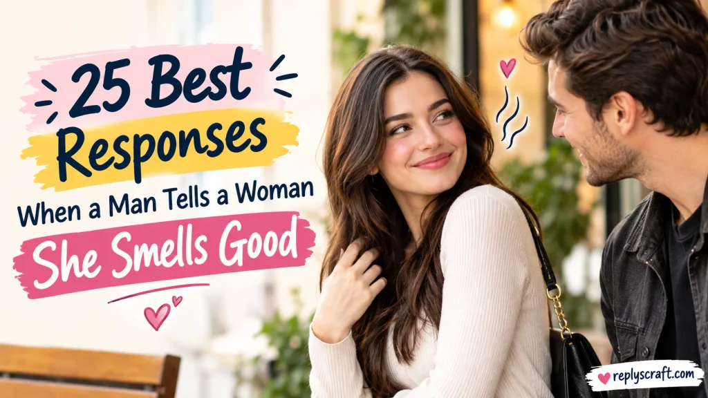 Best Responses When a Man Tells a Woman She Smells Good