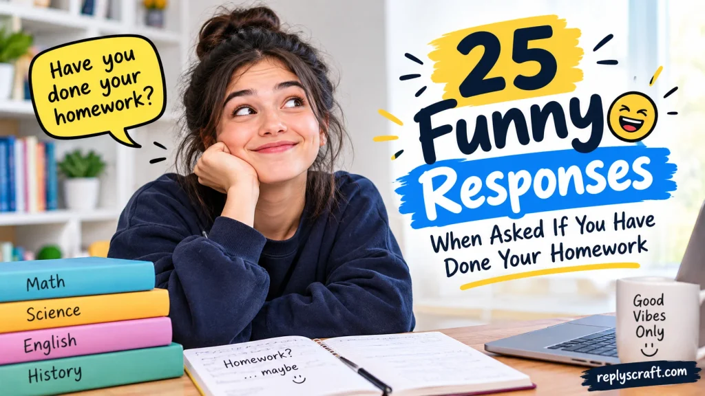 Funny Comebacks When Asked If You Have Done Your Homework