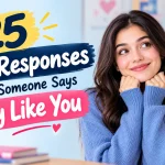 Best Responses When Someone Says They Like You